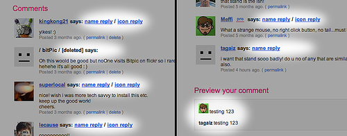 Flickr Buddy Icon Reply
